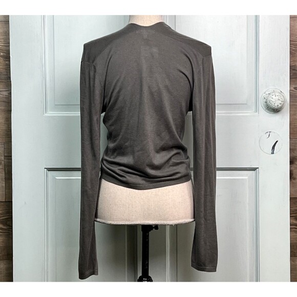 Sami Tie Open Front Cardigan CashBlend SPLENDID  Lightweight Gray Size Med NWT - Picture 5 of 10
